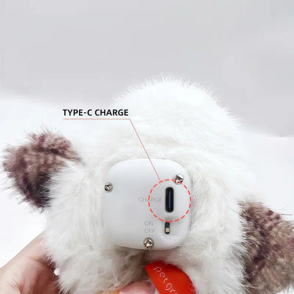 Interactive Flapping Bird Plush Cat Toy - Touch-Activated with Lifelike Chirping Sounds, 3 Modes & Rechargeable for Endless Fun!